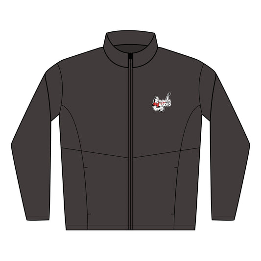 Men's Soft Shell Jacket with Dave's killer Bread Embroidery logo