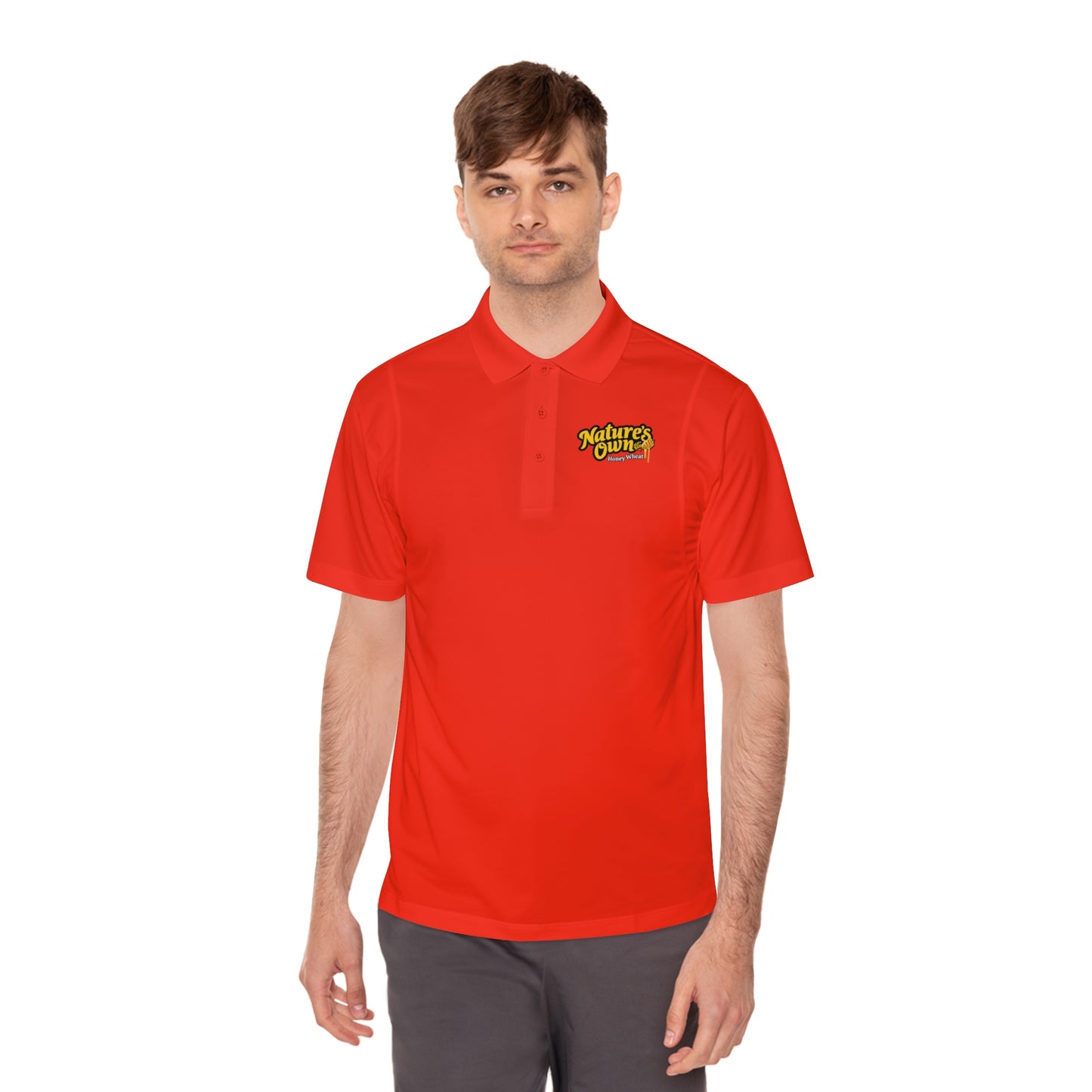 Nature's Own Honey Wheat Men's Sport Polo Shirt