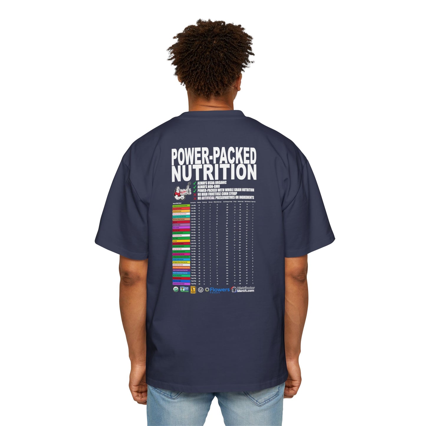 Dave's Killer Bread T-shit, Men's Heavy Oversized