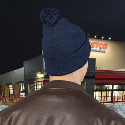 Wonderbread Embroidered Pom-Pom Knit Cap – TastyKake Logo