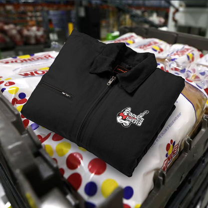 Unisex Work Jacket, Embroidered Dave's Killer Bread logo