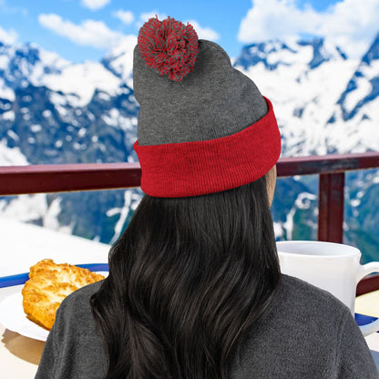 Wonderbread Embroidered Pom-Pom Knit Cap – TastyKake Logo