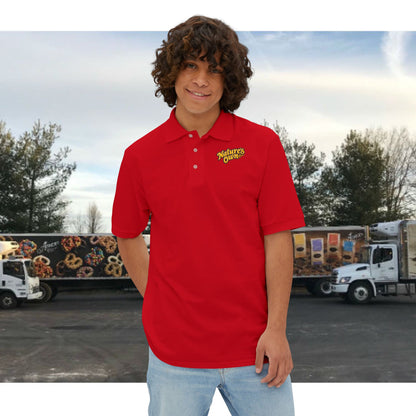 Nature's Own Men's Piqué Polo - Casual Elegance for Everyday Adventures