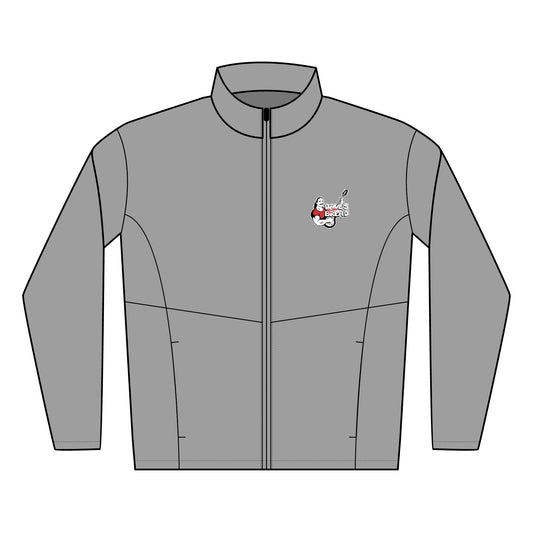 Men's Soft Shell Jacket with Dave's killer Bread Embroidery logo