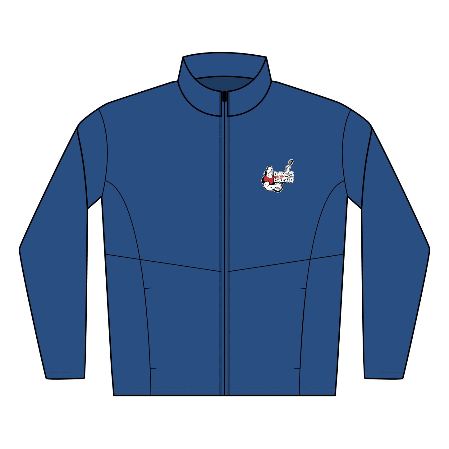 Men's Soft Shell Jacket with Dave's killer Bread Embroidery logo