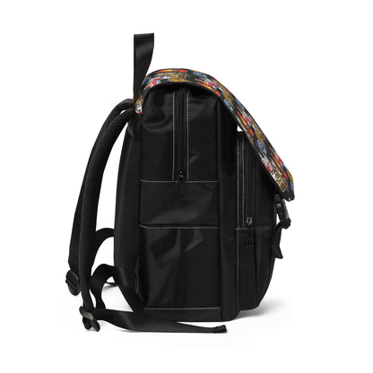 Unisex Casual Shoulder Backpack ALL LOGOS