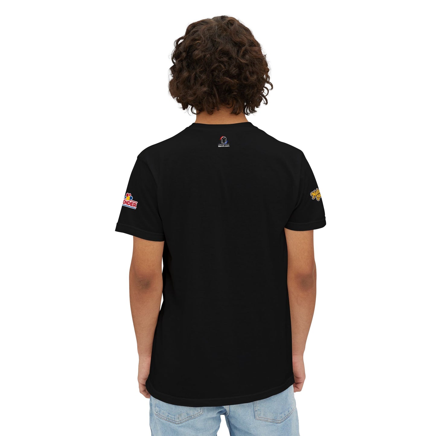 Camiseta unisex con bolsillo teñido en prenda, DKB, Wonder bread, Nature's own