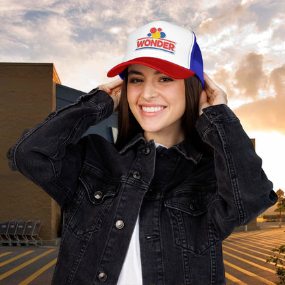 Wonderbread Embroidered Vintage Patch Trucker Hat