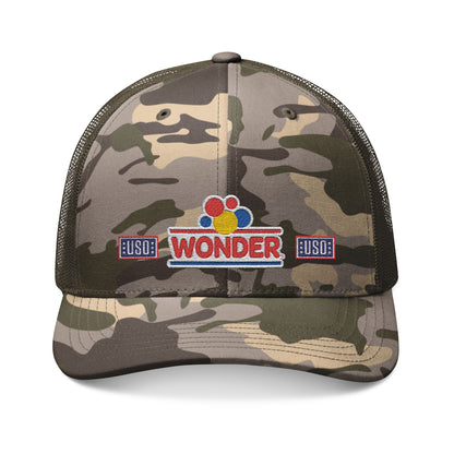 Wonderbread USO Camo Embroidered Trucker Hat