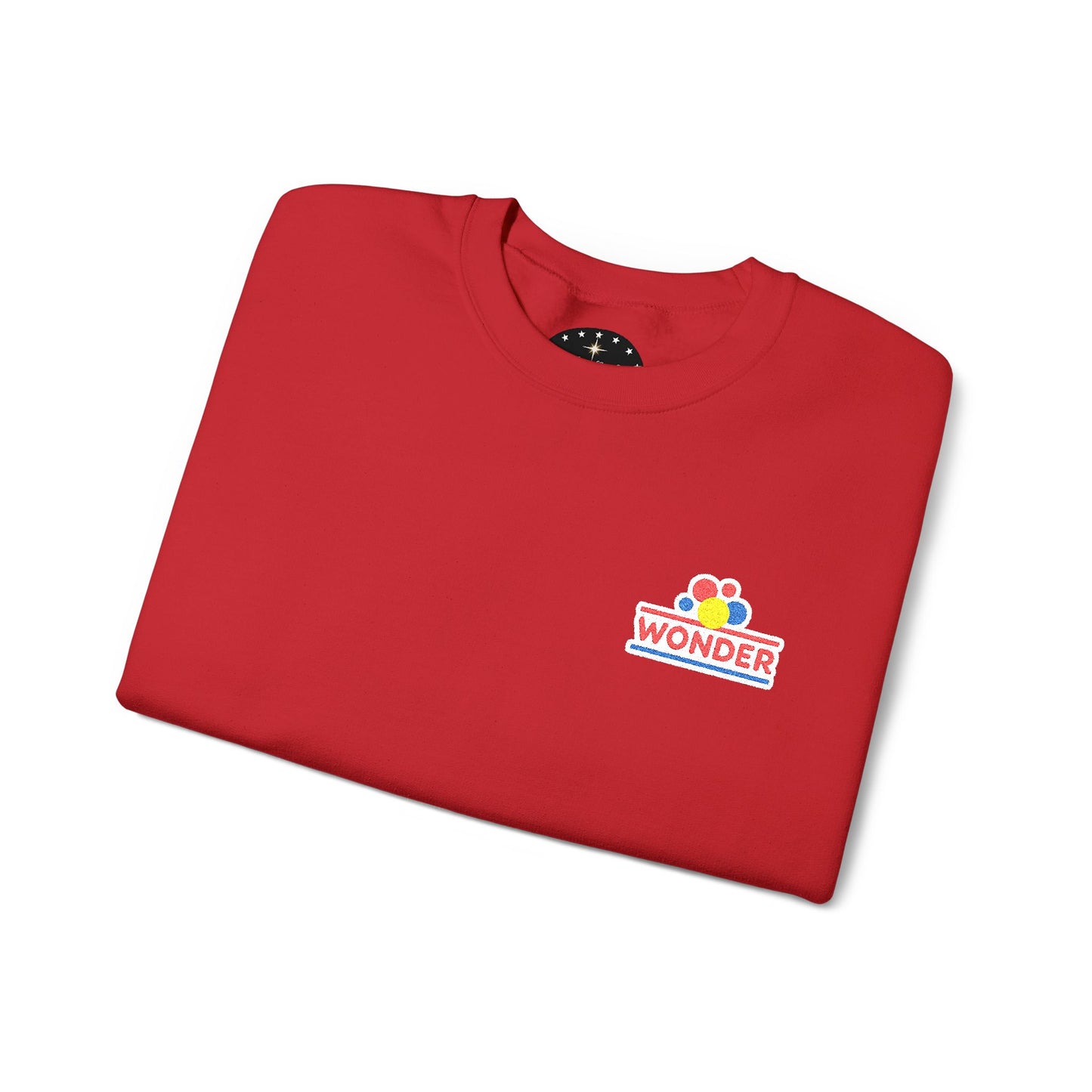 Vintage Crewneck Sweatshirt with Wonder Bread Embroided logo