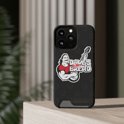 Phone Case With Card Holder, Dave's Killer Bread Logo.