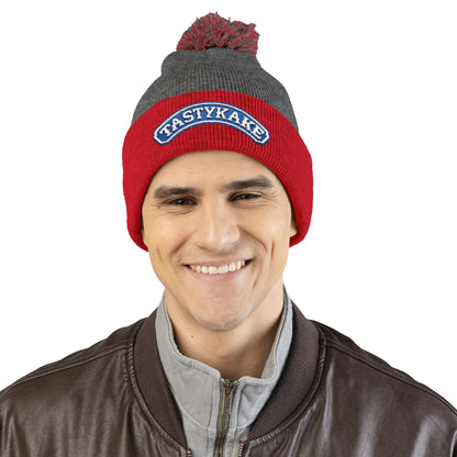 TastyKake Embroidered Pom-Pom Knit Cap – TastyKake Logo