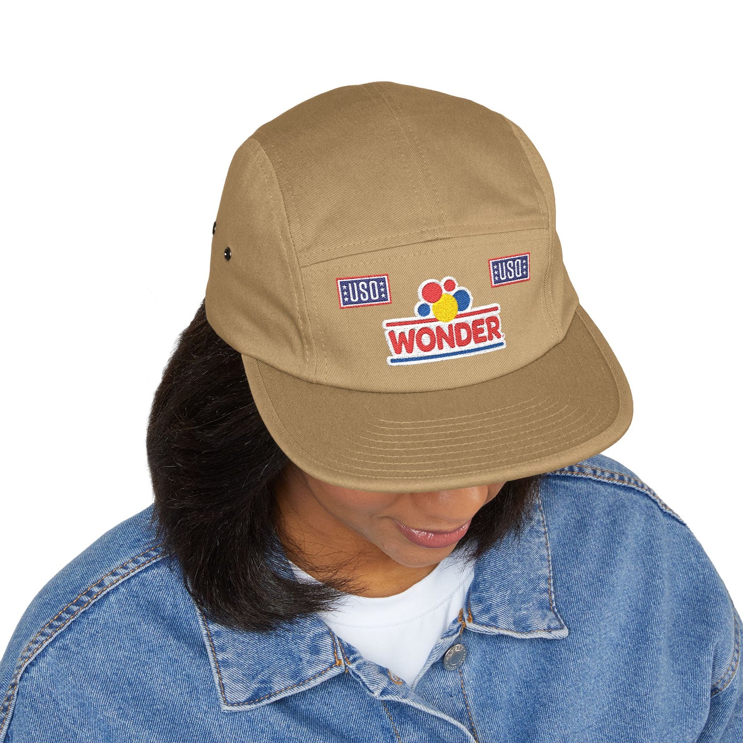 Wonder bread USO Embroidered CAMO 5-Panel Cap