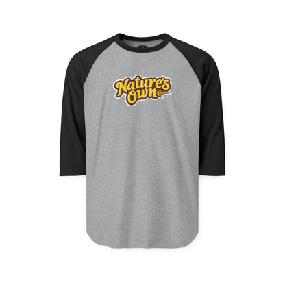Nature's Own Raglan Shirt — Vintage Script Baseball Tee