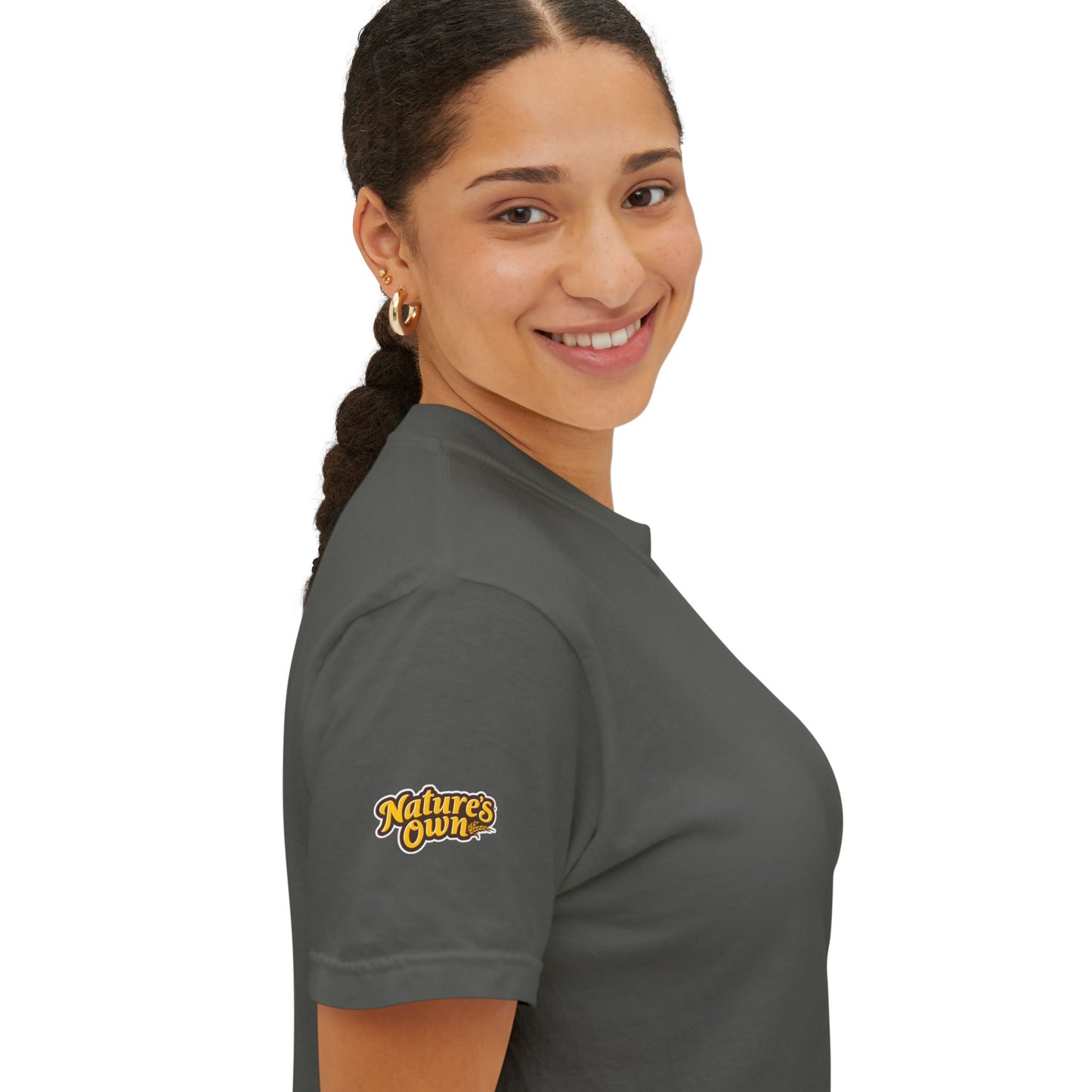 Camiseta unisex con bolsillo teñido en prenda, DKB, Wonder bread, Nature's own