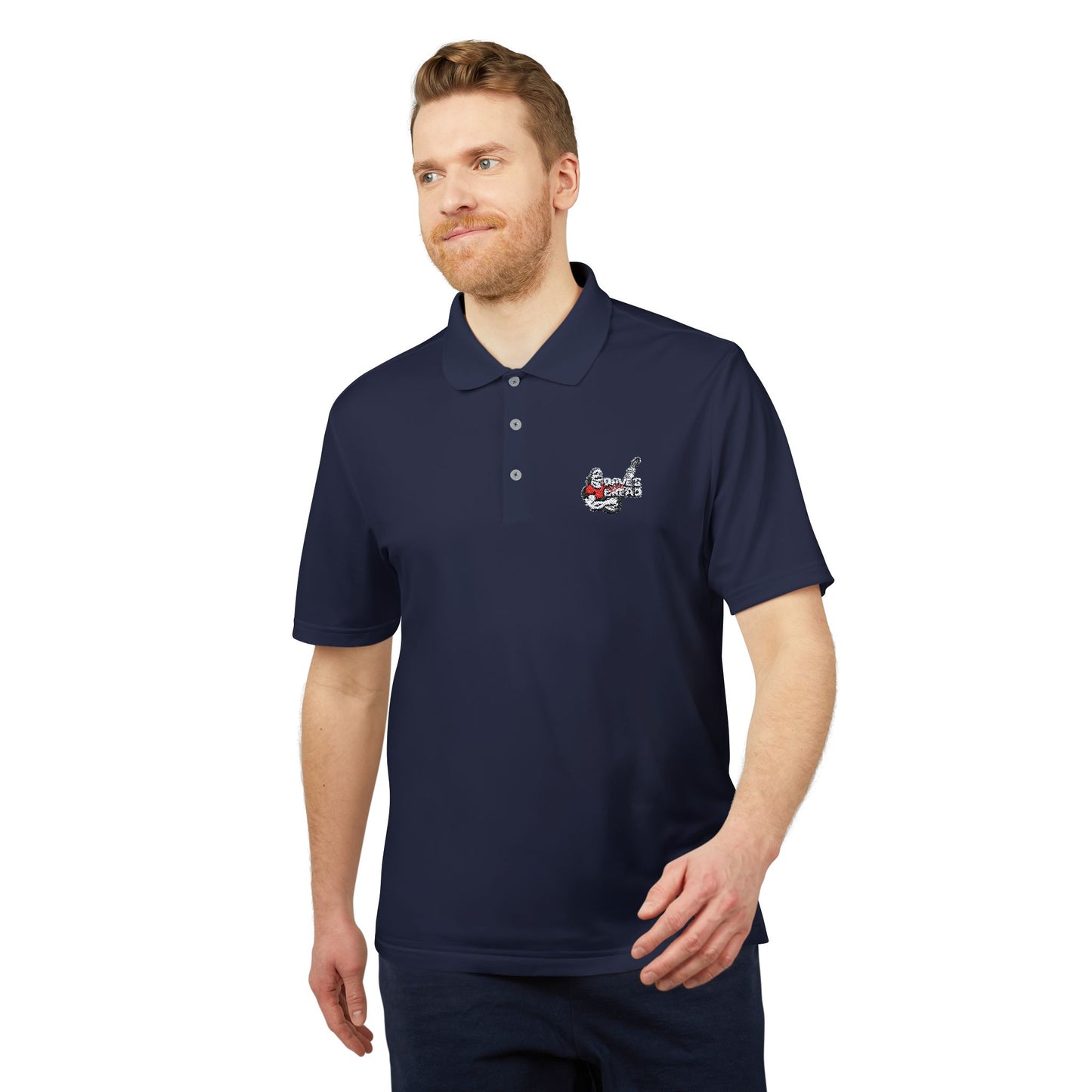 Embroidered Adidas Dave's Killer Bread Unisex Performance Polo Shirt