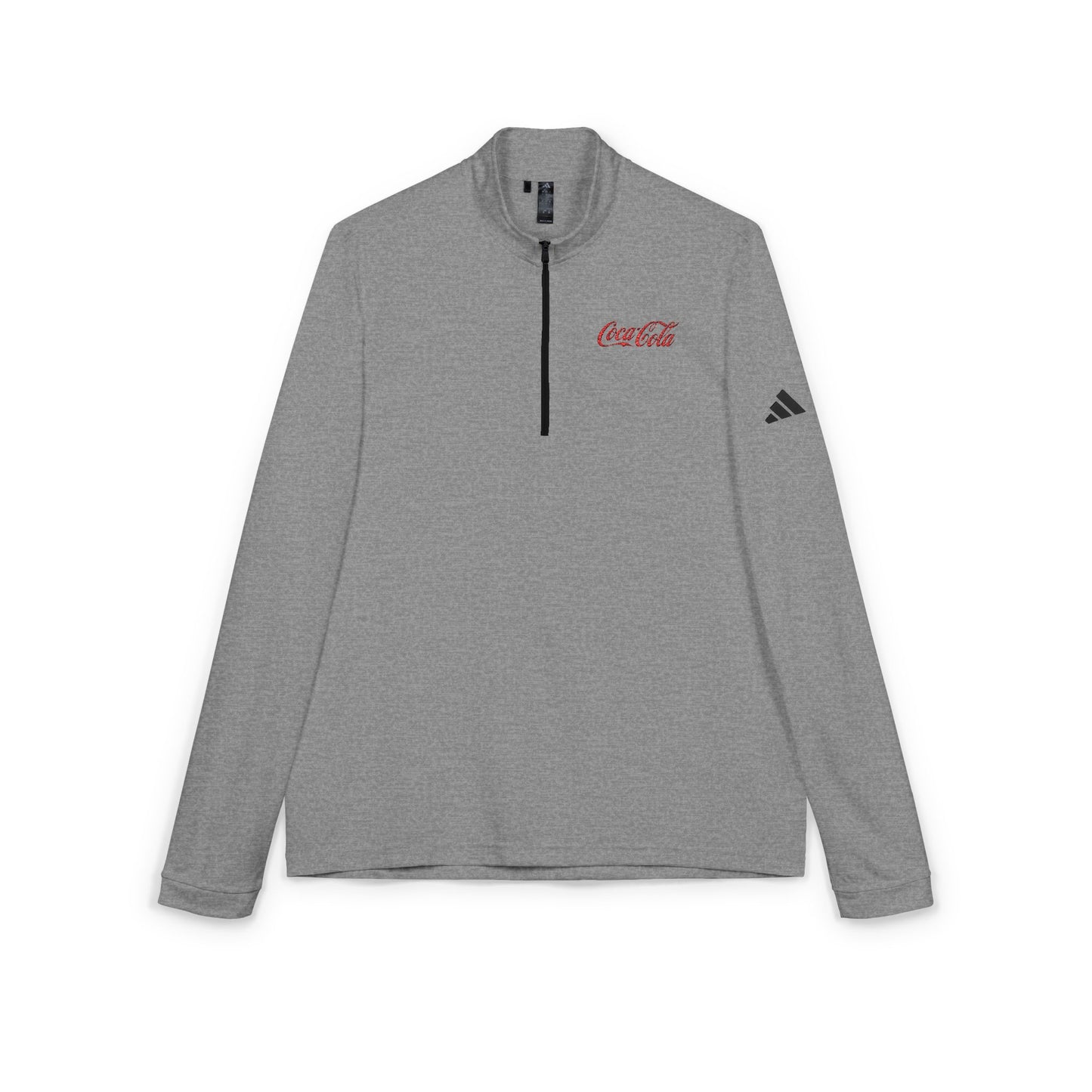Quarter-Zip Pullover, Stylish Athletic Wear, Embroidered Coca-Cola Logo
