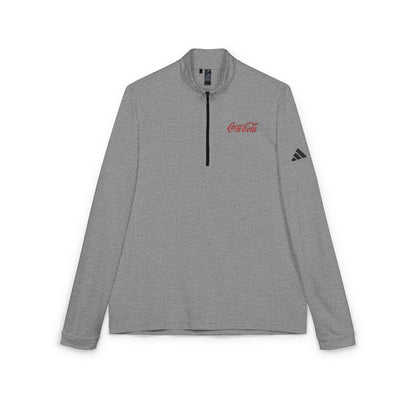 Quarter-Zip Pullover, Stylish Athletic Wear, Embroidered Coca-Cola Logo