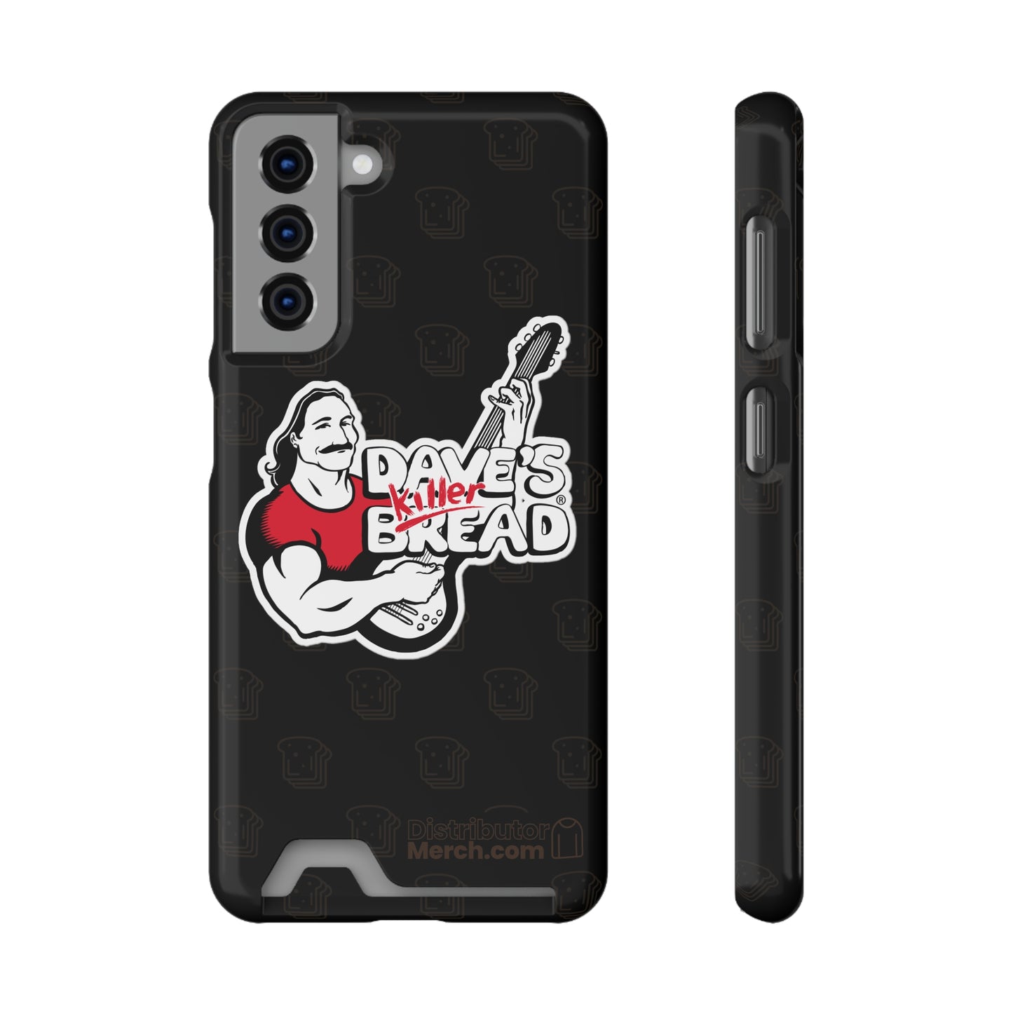 Phone Case With Card Holder, Dave's Killer Bread Logo.