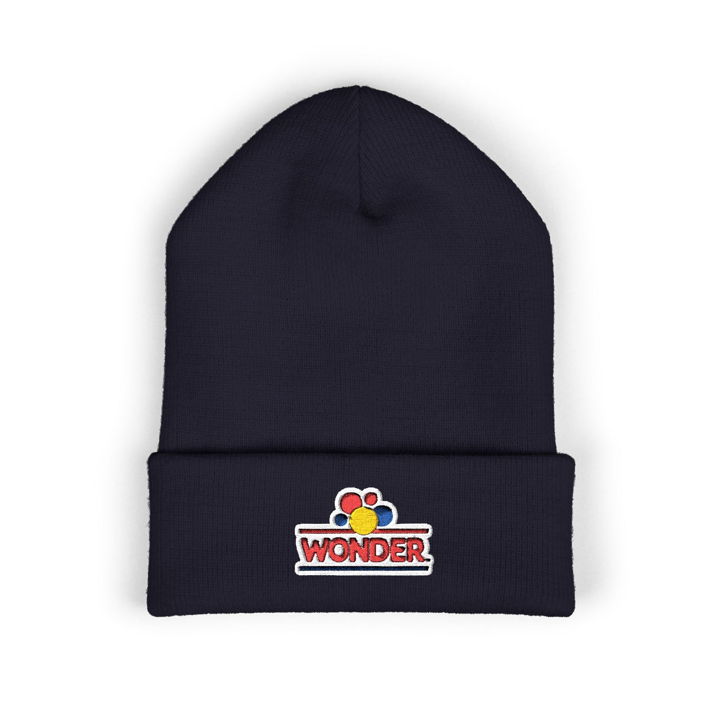 Classic Cuffed Beanie with Wonder bread Embroidered logo