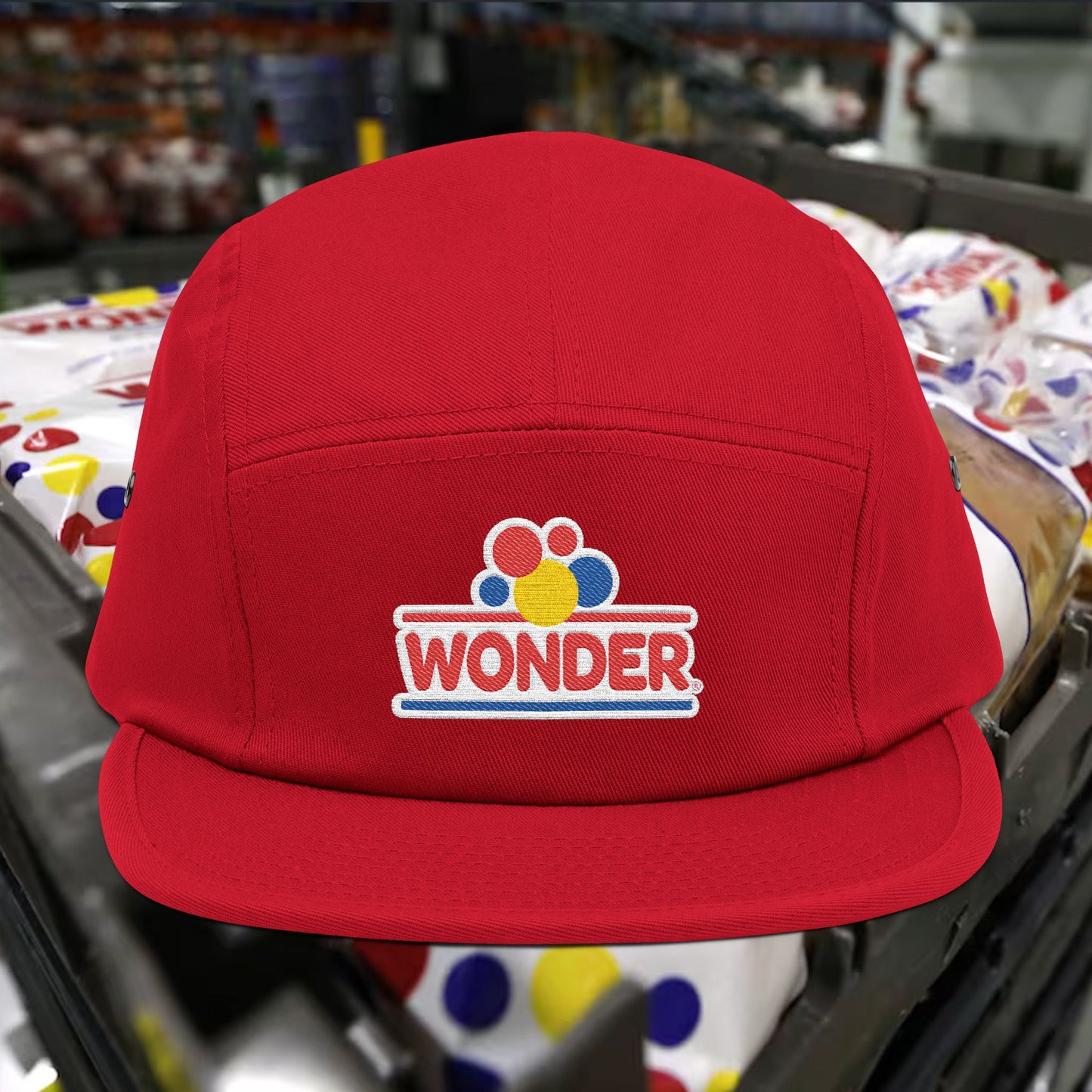 Wonderbread Embroidered 5-Panel Cap