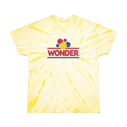 Retro Tie-Dye Tee, Wonder Bread Graphic Shirt, Vintage Cyclone Shirt, Fun Summer T-Shirt, Casual Wear, Gift for Food Lovers, 80s Nostalgia