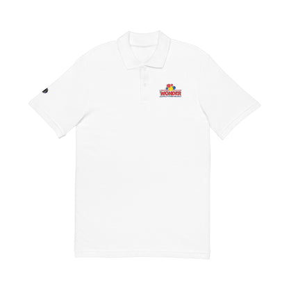 Polo Shirt with Wonder bread Embroidered front and back Logos