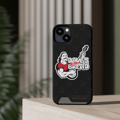 Phone Case With Card Holder, Dave's Killer Bread Logo.