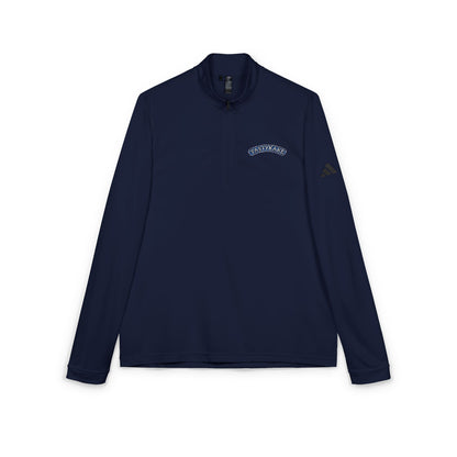 Tastykake Embroidered Quarter-Zip Pullover — Classic Grey Athletic Top