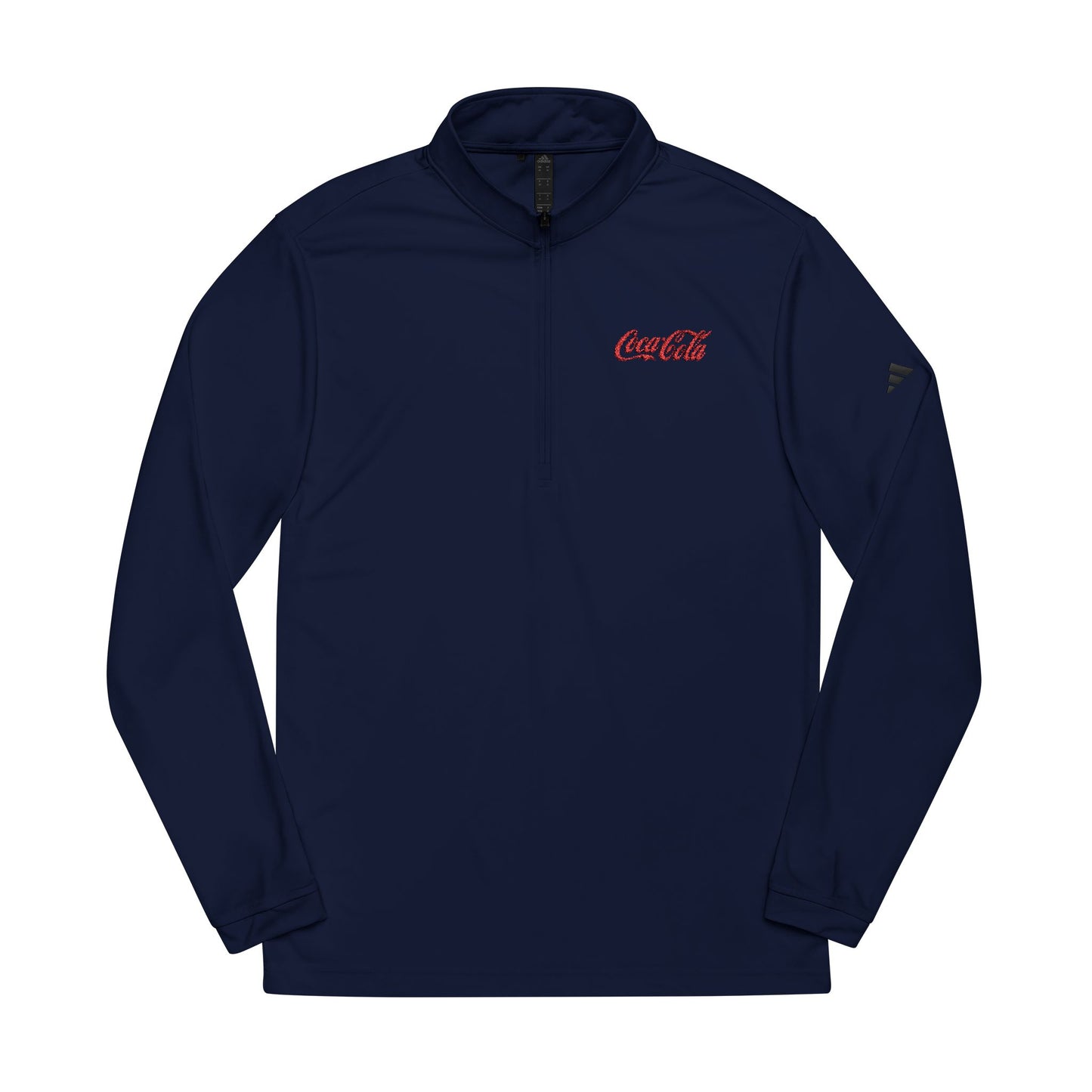 Quarter-Zip Pullover, Stylish Athletic Wear, Embroidered Coca-Cola Logo