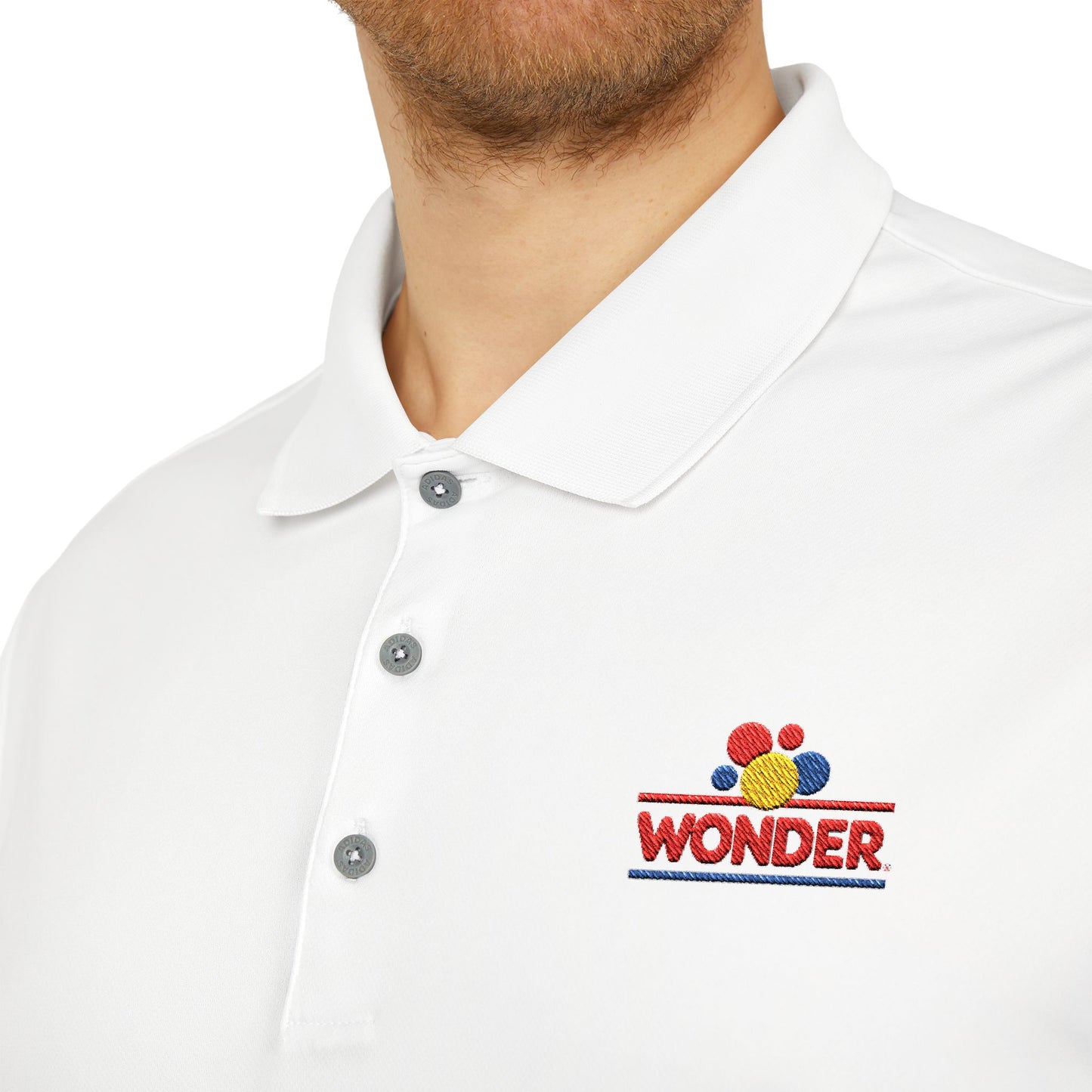 Embroidered Adidas Wonder Bread Unisex Performance Polo shirt