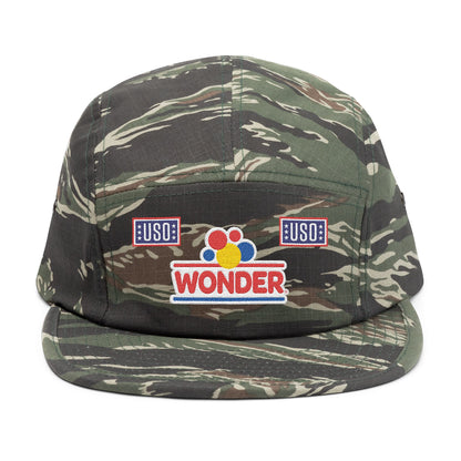 Wonder bread USO Embroidered CAMO 5-Panel Cap