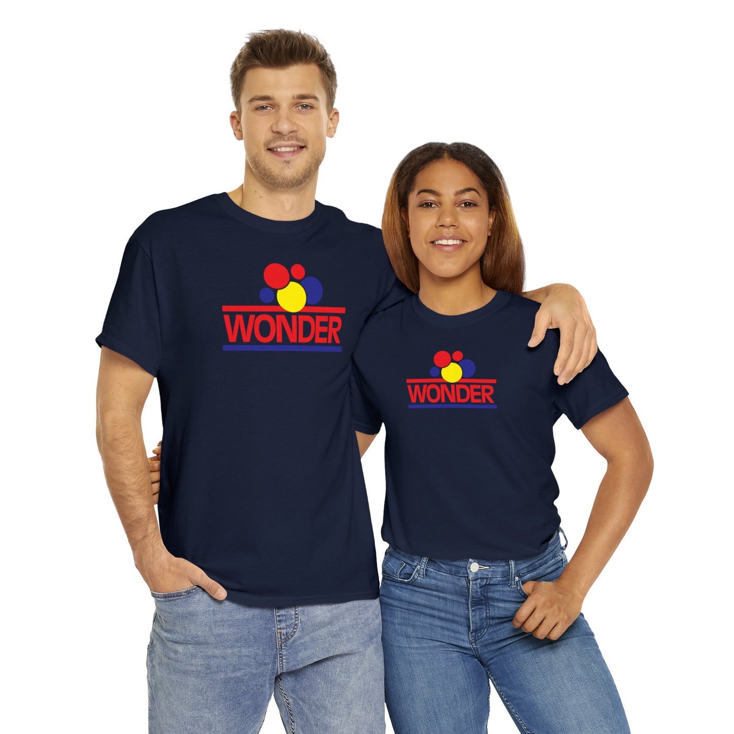 Unisex Heavy Cotton Tee, Wonder bread