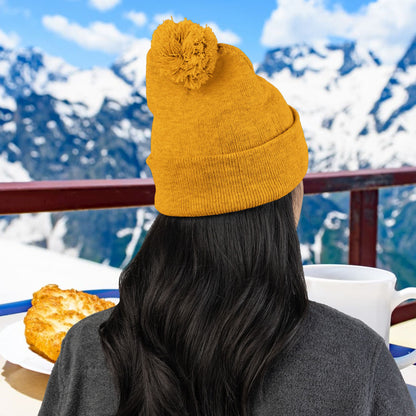 Wonderbread Embroidered Pom-Pom Knit Cap – TastyKake Logo