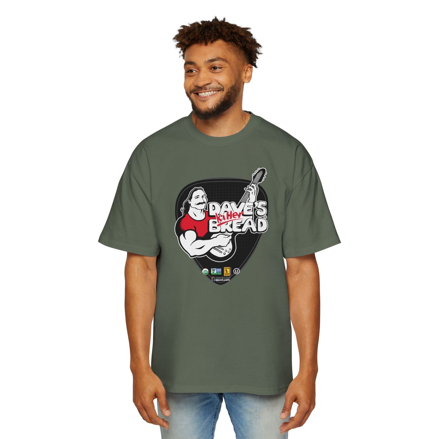 Camiseta de manga larga DKB para hombre, talla grande y pesada