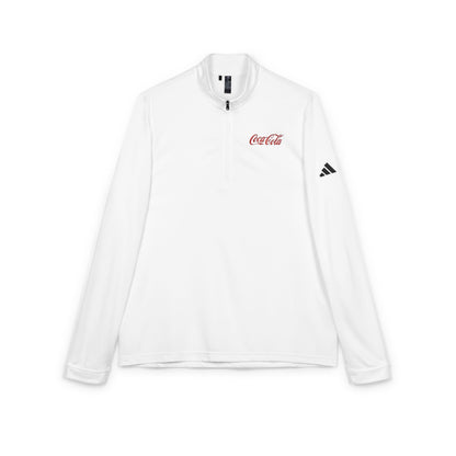 Quarter-Zip Pullover, Stylish Athletic Wear, Embroidered Coca-Cola Logo