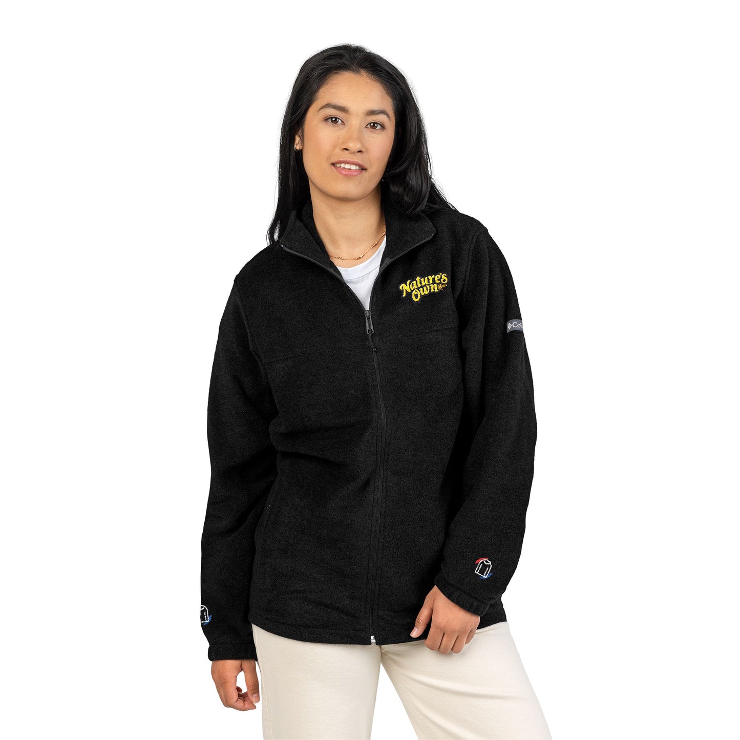 Nature's Own Columbia Embroidered Fleece Jacket "Goodness is in Our Nature" Back