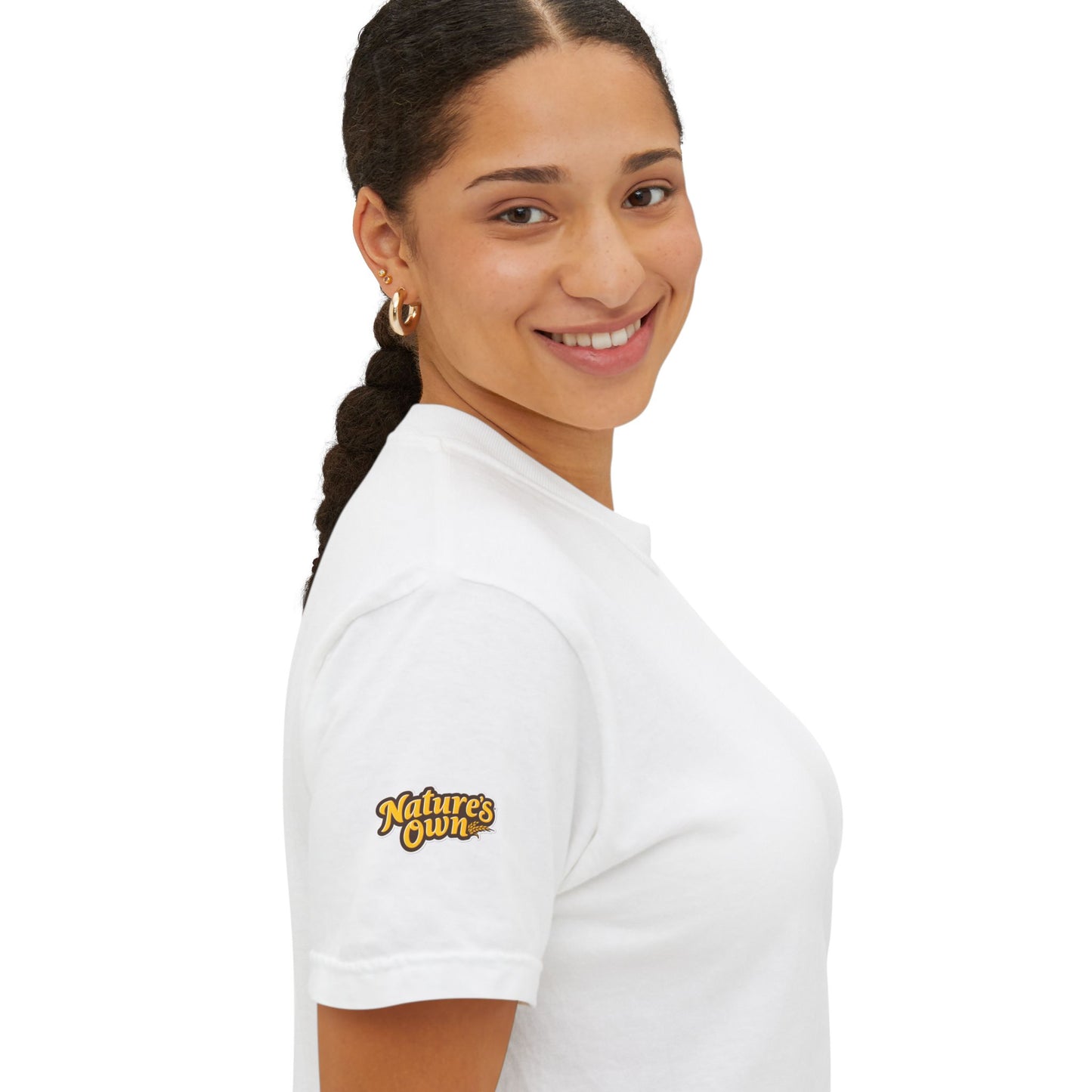 Camiseta unisex con bolsillo teñido en prenda, DKB, Wonder bread, Nature's own