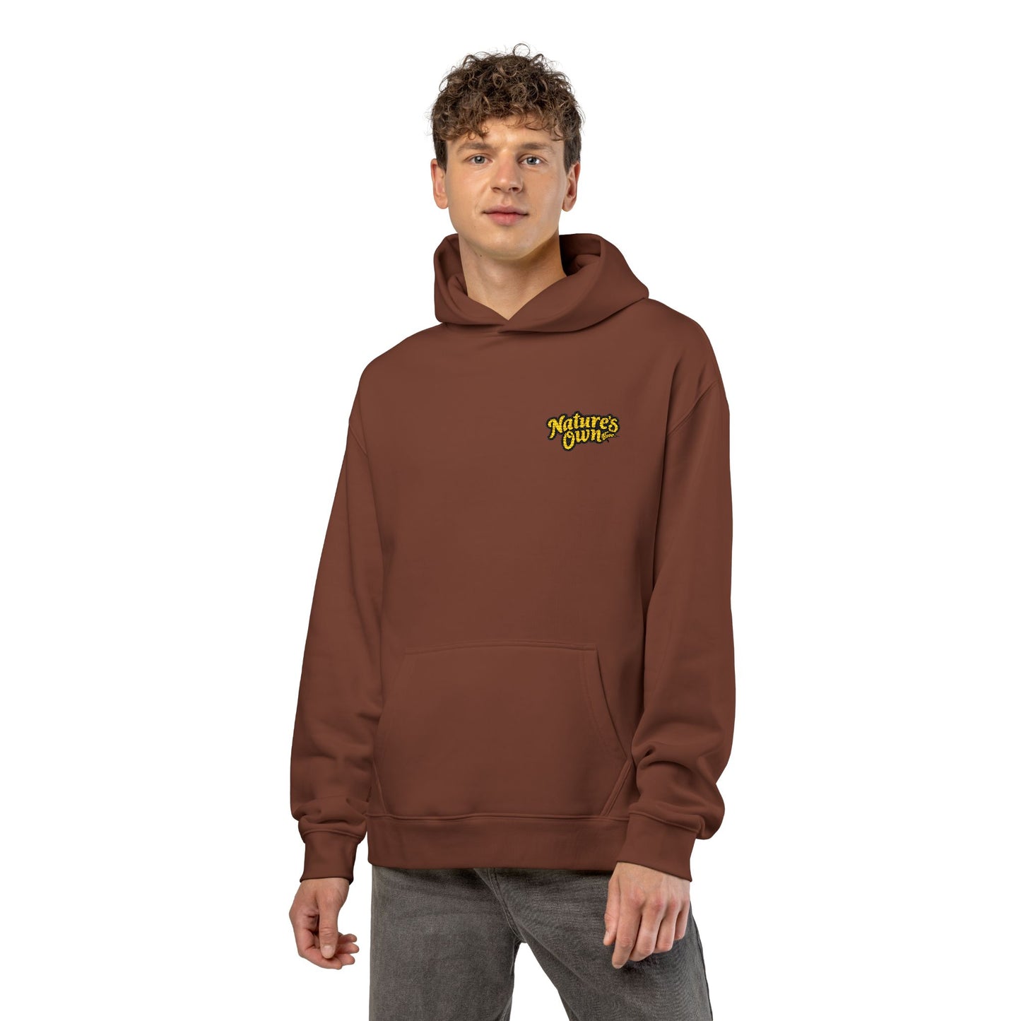 Relaxed Hoodie with Embroidered Nature's Own Logo
