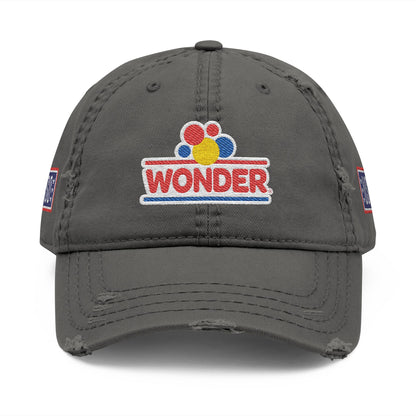 Wonder bread USO Embroidered Classic Distressed Hat Cap
