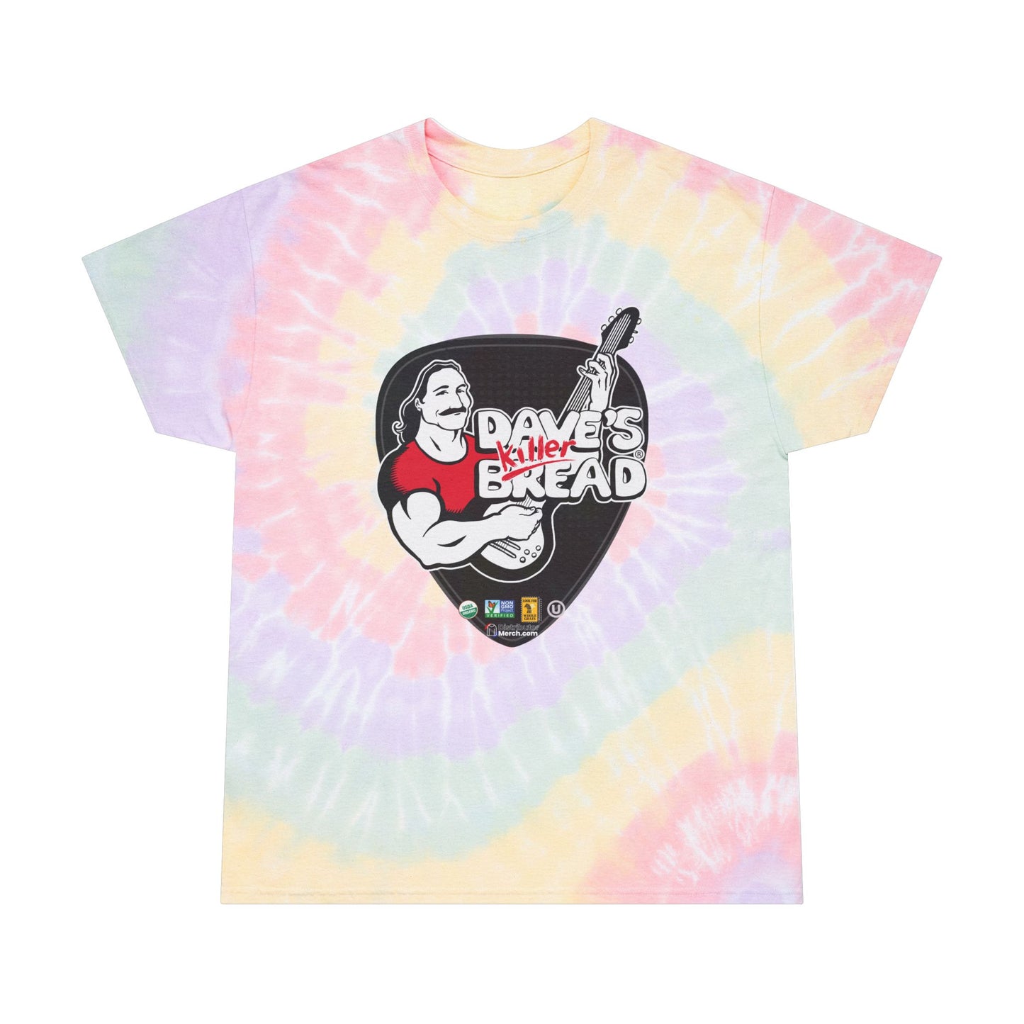 Camiseta con efecto tie-dye, DKB Berry Bagels, espiral azul