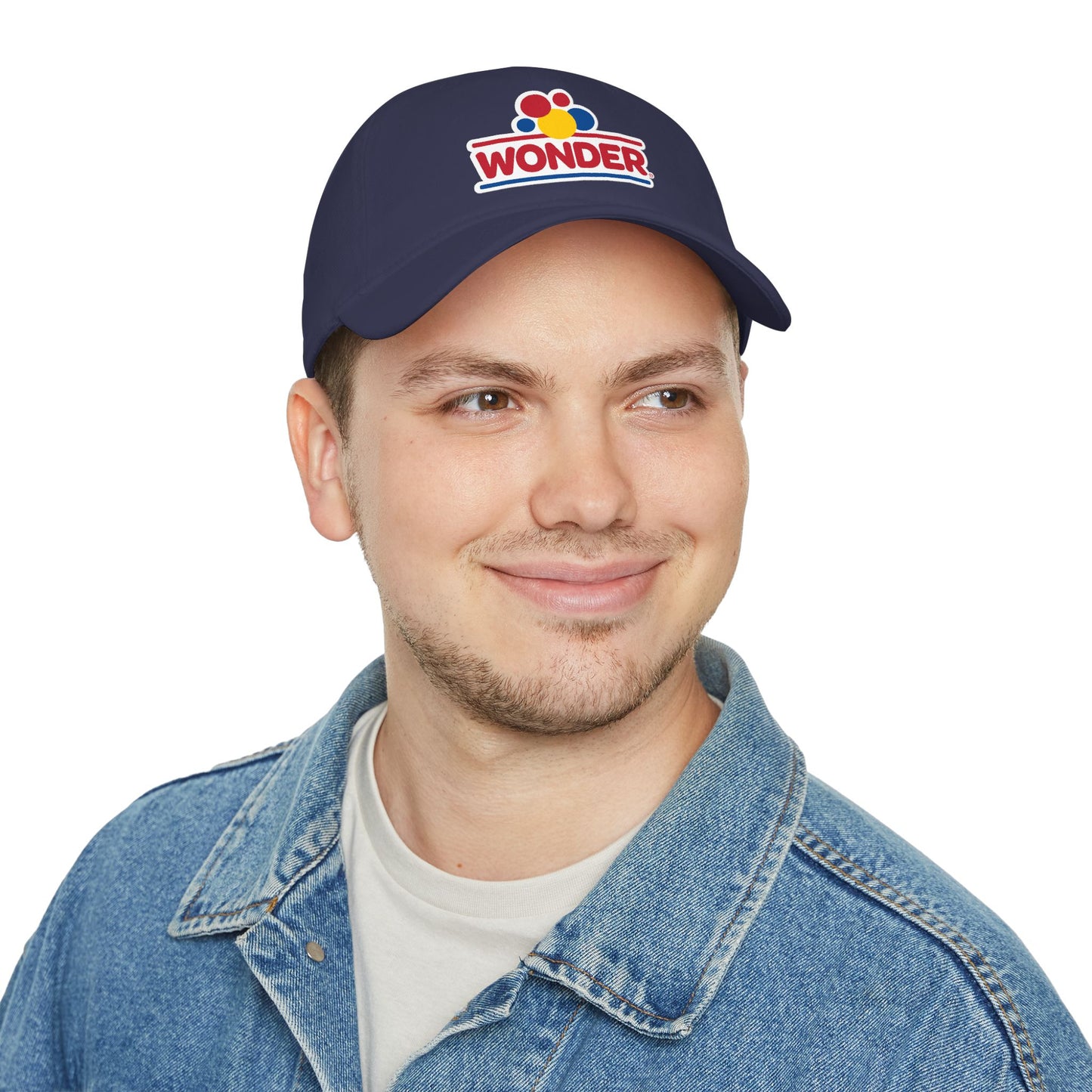 Low Profile Baseball Cap with embroidered Wonder bread Hat