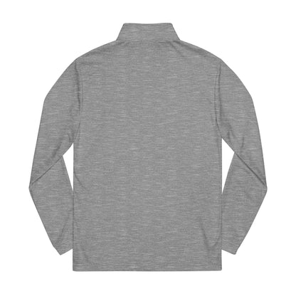 Tastykake Embroidered Quarter-Zip Pullover — Classic Grey Athletic Top