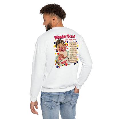 Sweatshirt Unisex Drop Shoulder, Wonder bread