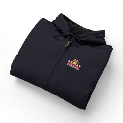 Wonderbread Embroidered Duck Cloth Work Jacket — Men's Hooded Outdoor Workwear