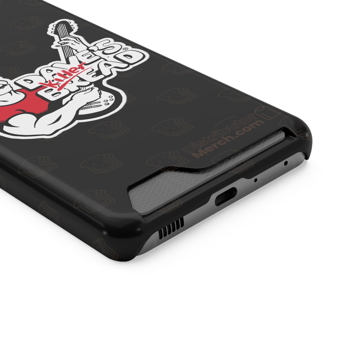 Phone Case With Card Holder, Dave's Killer Bread Logo.