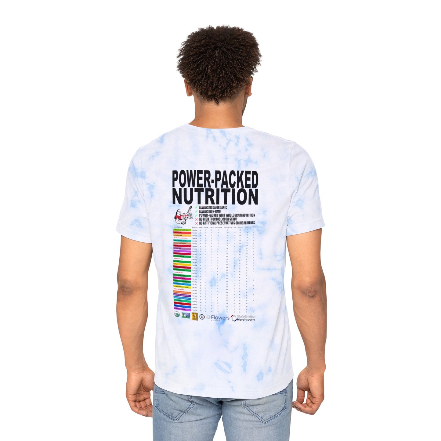 Dave's Killer Bread Unisex Tie-Dye Graphic Tee – Casual Cool Vibes, Music Lovers Shirt, Festival Fashion, Gifting for Foodies, Summer Wardrobe Essential