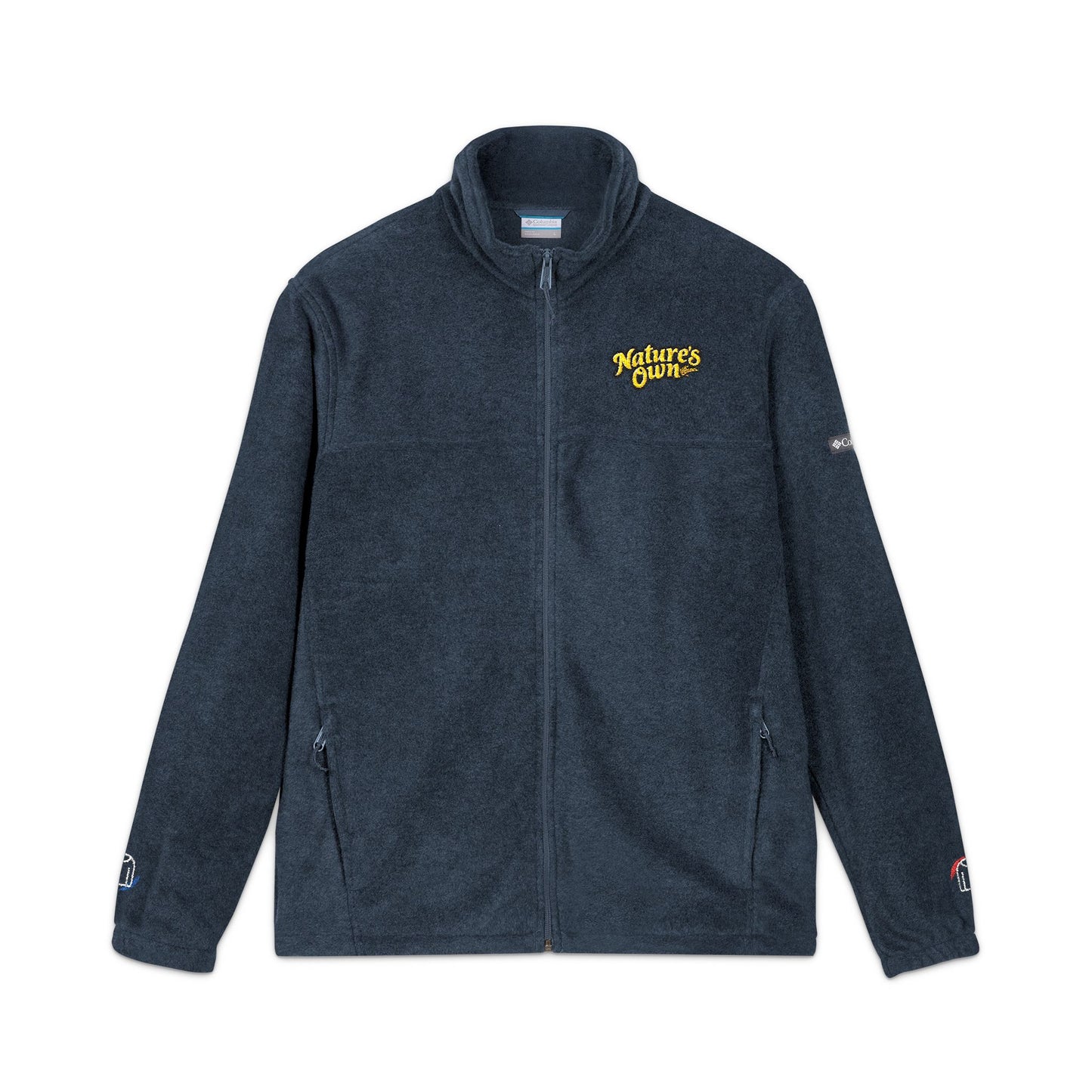 Nature's Own Columbia Embroidered Fleece Jacket "Goodness is in Our Nature" Back
