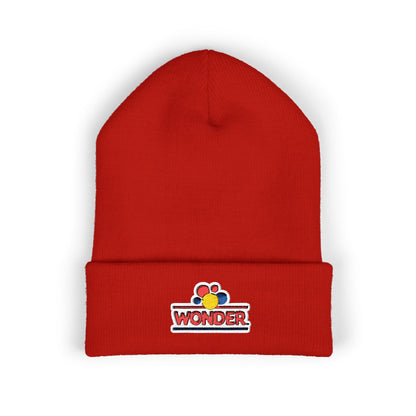 Classic Cuffed Beanie with Wonder bread Embroidered logo