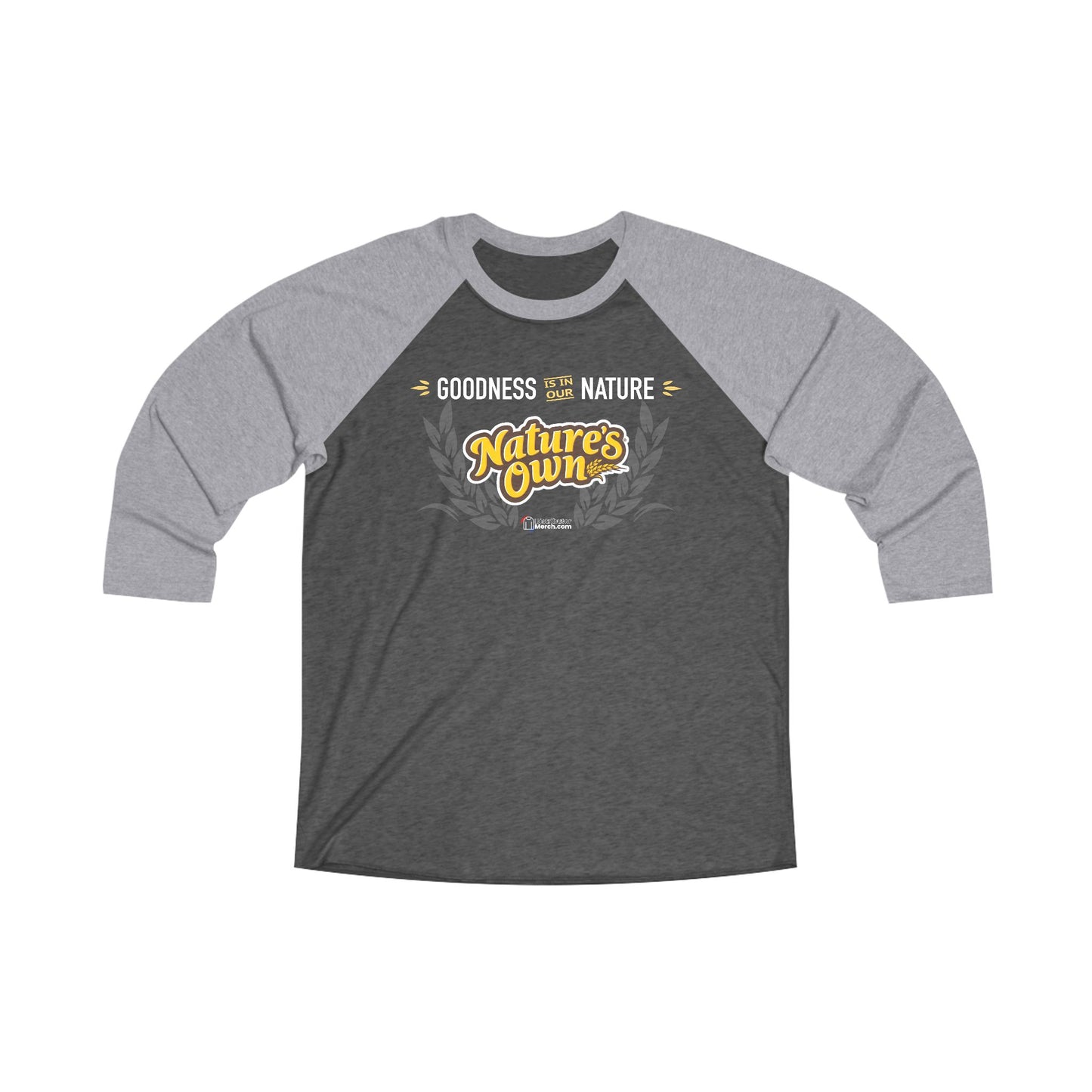 Raglan Tee — "Nature’s Own" Goodness In Our Nature Baseball Shirt